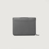 color swatch The Eclectic Grey Leather Folio Organizer