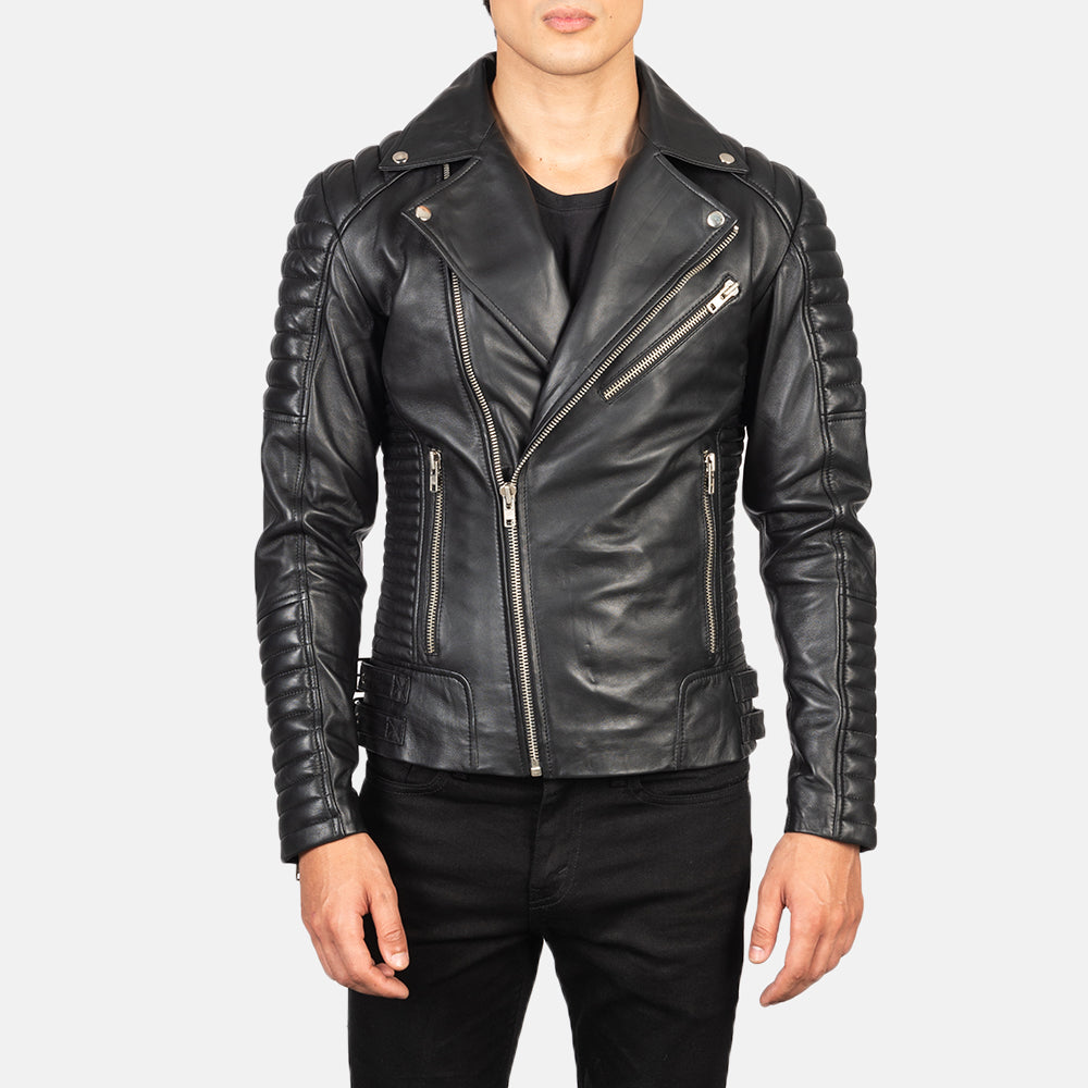 Leather biker guys cheap