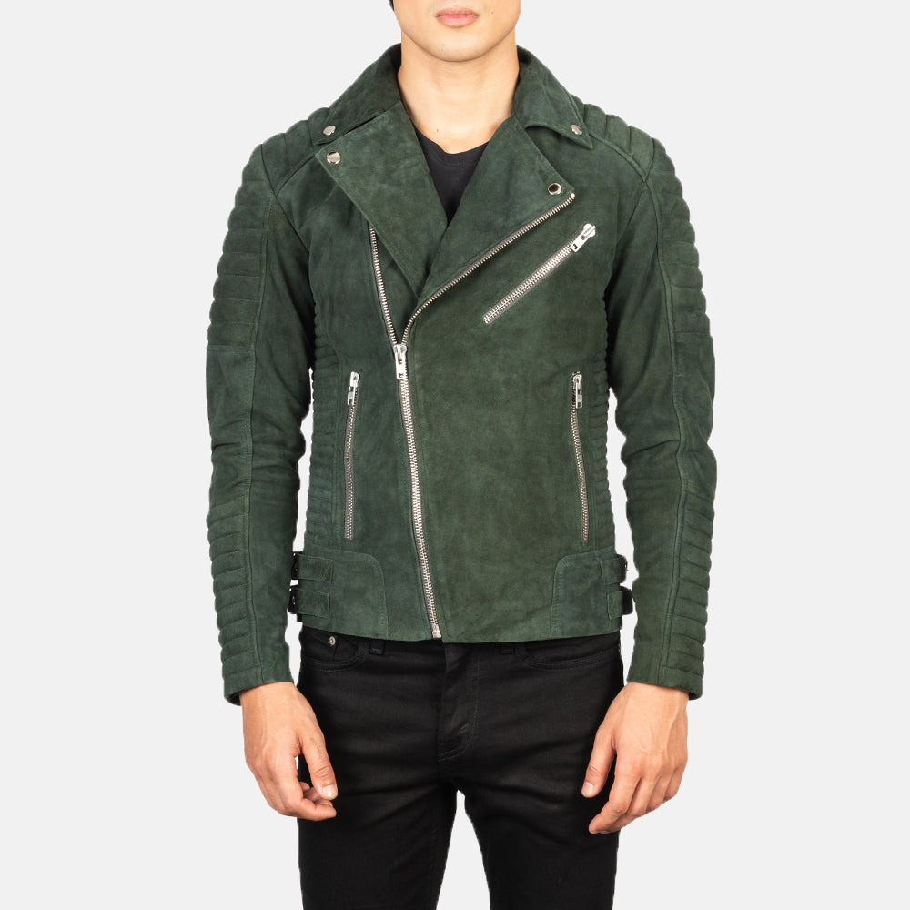 Green Suede Jackets For Men Buy Men s Green Suede Jackets in Ireland The Jacket Maker
