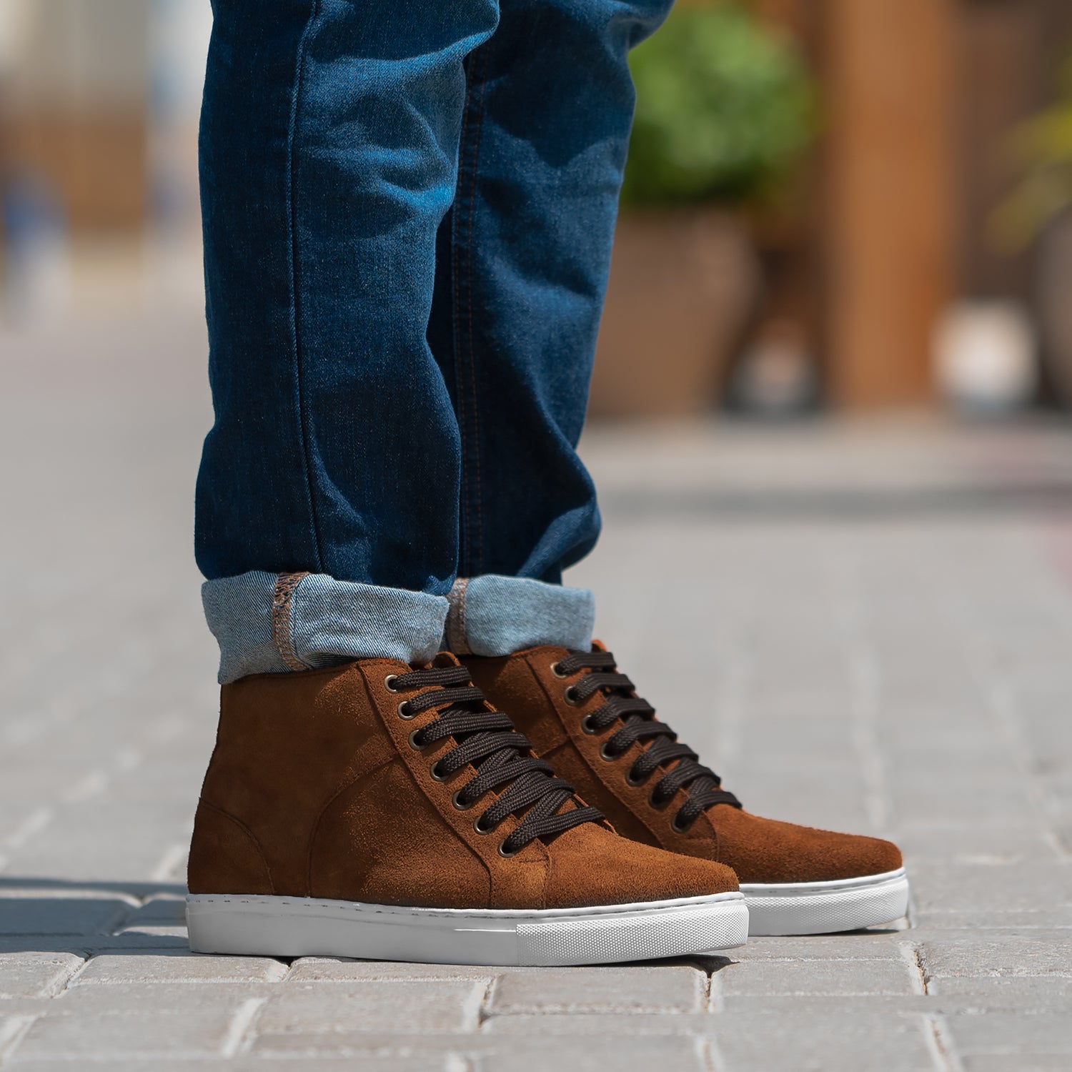Suede high top sneakers mens best sale
