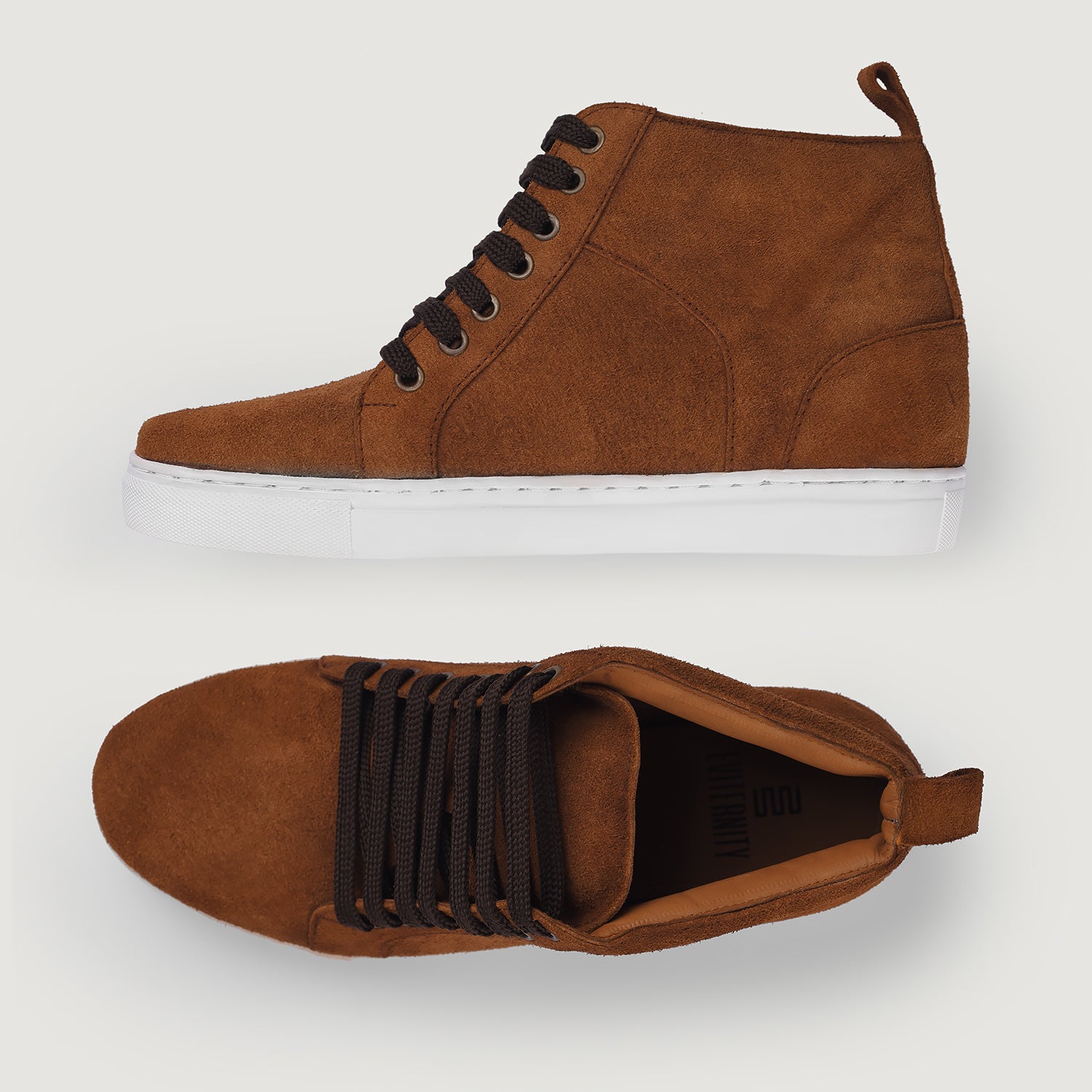 High top suede sneakers on sale