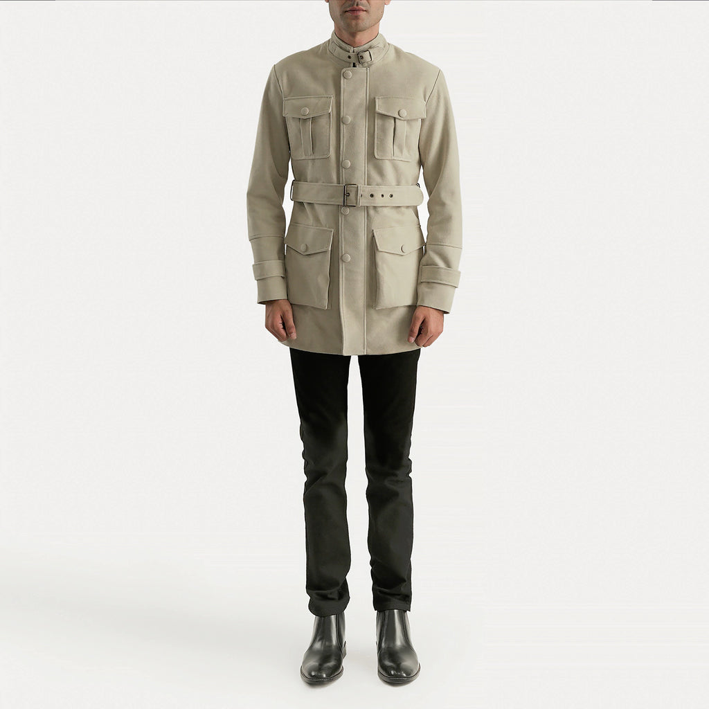 Mens suede field sales jacket